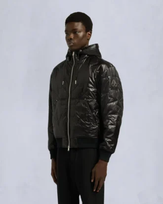 Bomberjacka med bladmönster