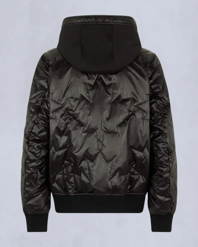 Bomberjacka med bladmönster