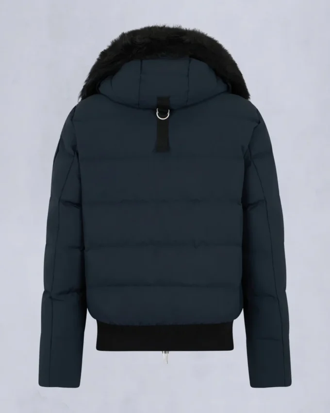 Bomberjacka med shearlingkant