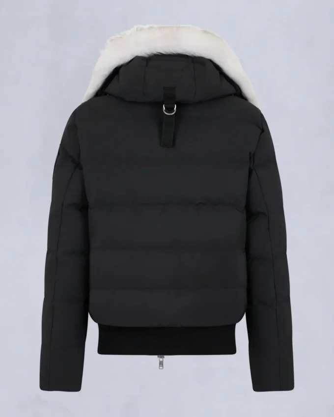 Bomberjacka med shearlingkant