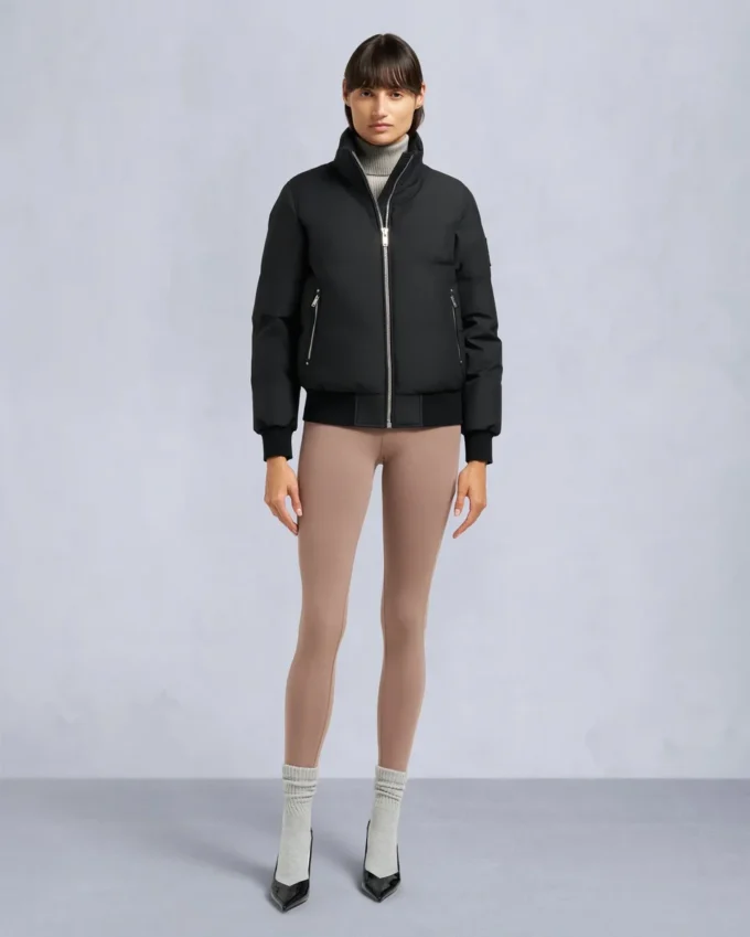 Bomberjacka med shearlingkant Bomberjacka med shearlingkant