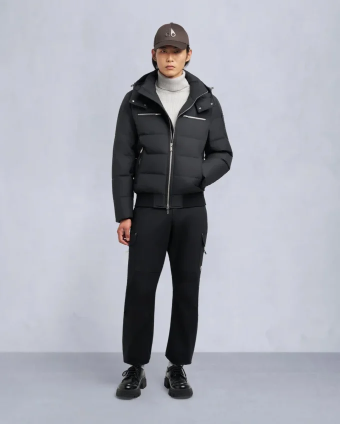 Bomberjacka med shearlingkant