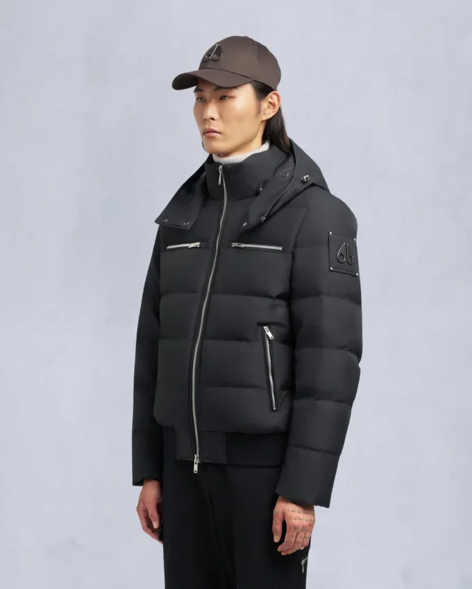 Bomberjacka med shearlingkant