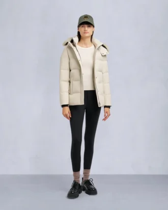 Cloud Shearling Trim 3Q-jacka
