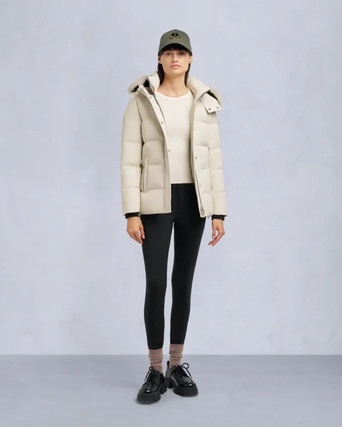 Cloud Shearling Trim 3Q-jacka Cloud Shearling Trim 3Q-jacka