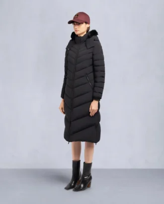 Cooper Lake-parkas med shearlingkant