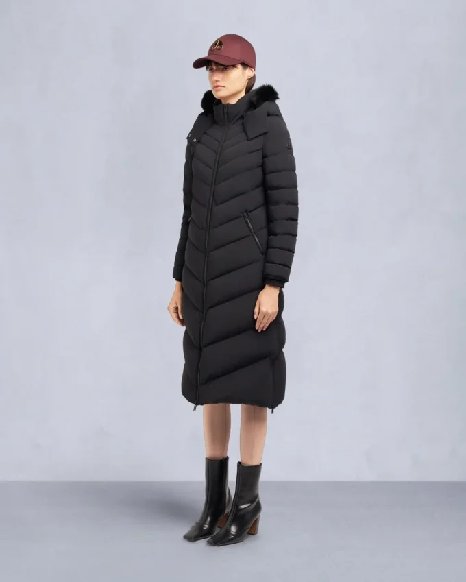 Cooper Lake-parkas med shearlingkant Cooper Lake-parkas med shearlingkant