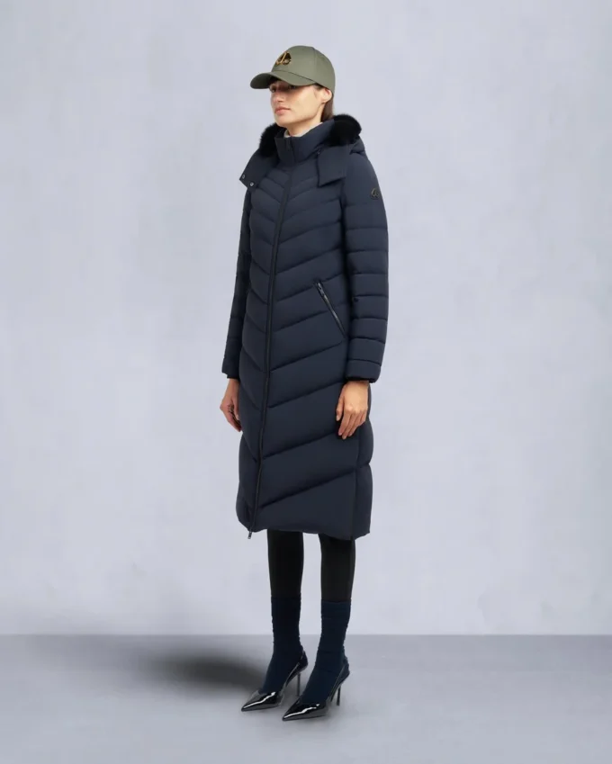 Cooper Lake-parkas med shearlingkant Cooper Lake-parkas med shearlingkant