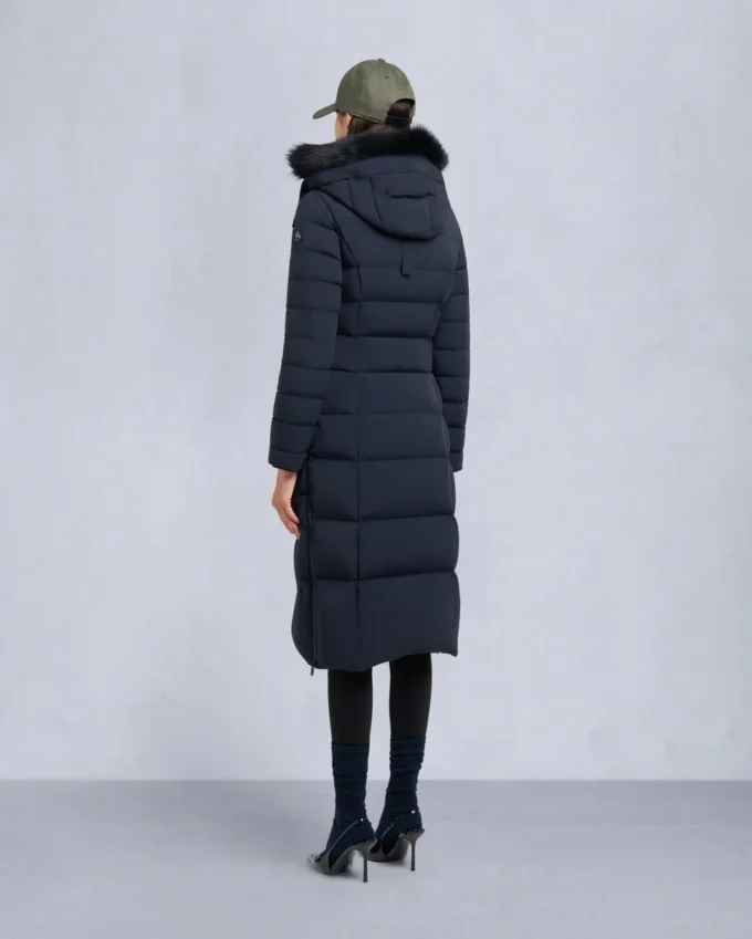 Cooper Lake-parkas med shearlingkant Cooper Lake-parkas med shearlingkant