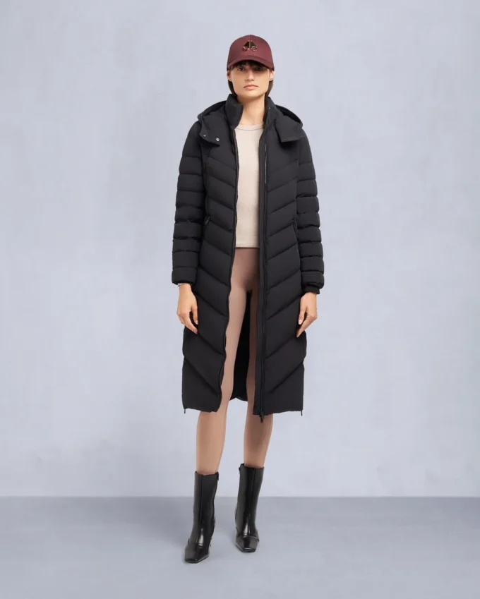 Cooper Lake-parkas med shearlingkant Cooper Lake-parkas med shearlingkant