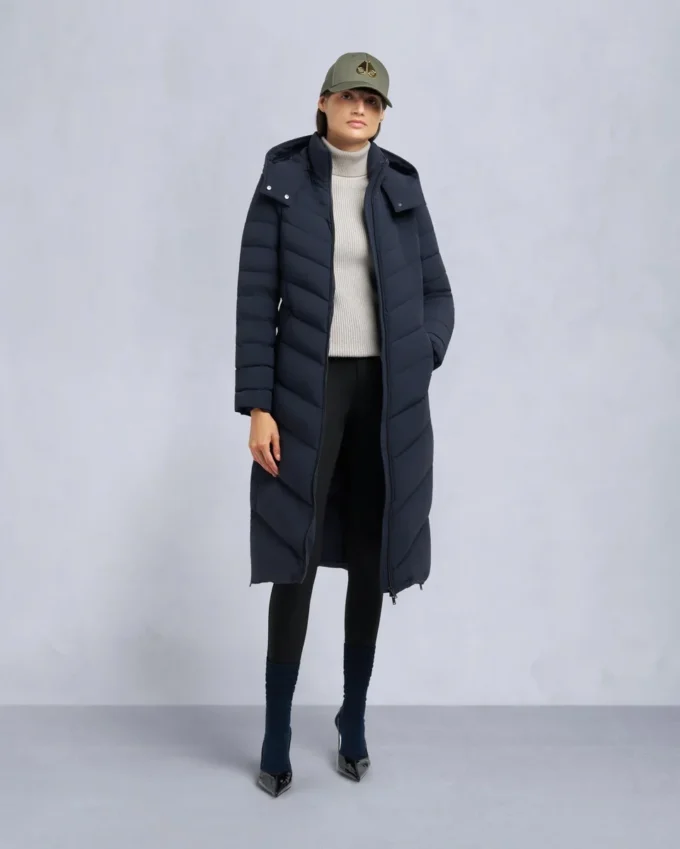 Cooper Lake-parkas med shearlingkant Cooper Lake-parkas med shearlingkant