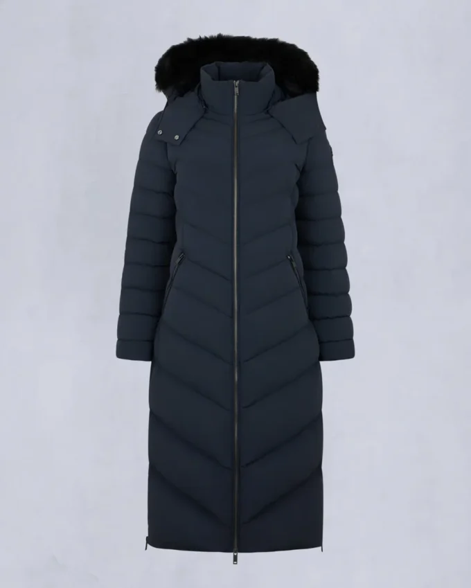 Cooper Lake-parkas med shearlingkant Cooper Lake-parkas med shearlingkant