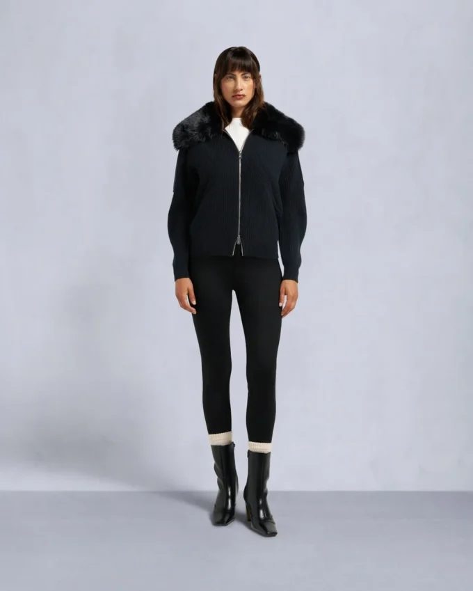 Corina tröja med hel dragkedja