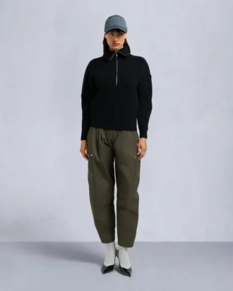 Corina-tröja med kvartslång dragkedja