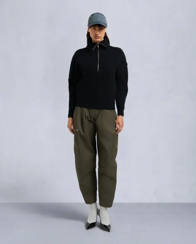 Corina-tröja med kvartslång dragkedja