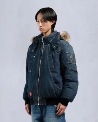evisu x moose denim ballistic bomber jacket 2 330x412 - Evisu X Moose Denim Ballistic Bomber Jacket