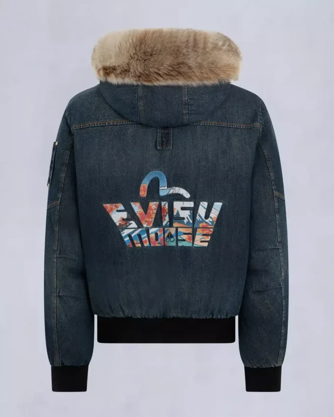 Evisu X Moose Denim Ballistic Bomber Jacket