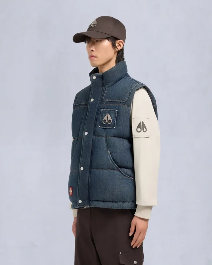 Evisu X Moose Denim Everest Puffer Vest Evisu X Moose Denim Everest Puffer Vest
