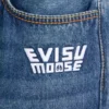 Evisu X Moose Straight Leg Jeans Evisu X Moose Straight Leg Jeans