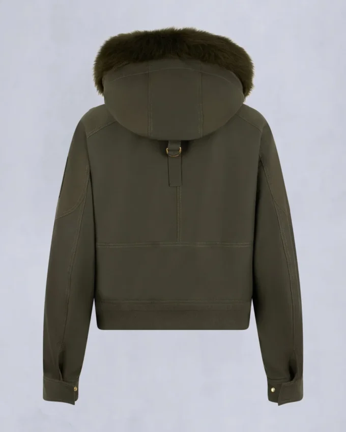 Gold Series Logan Shearling Trim Bomber Jacket