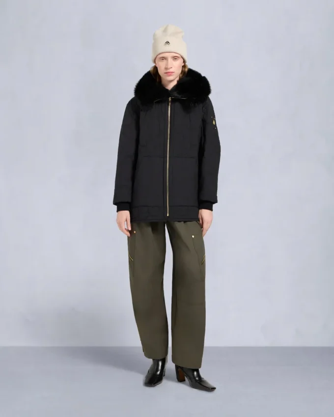 Gold Series Nova Shearling Trim 3Q-jacka