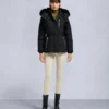 Gold Series Nyluxe Cambria Shearling Trim Jacket