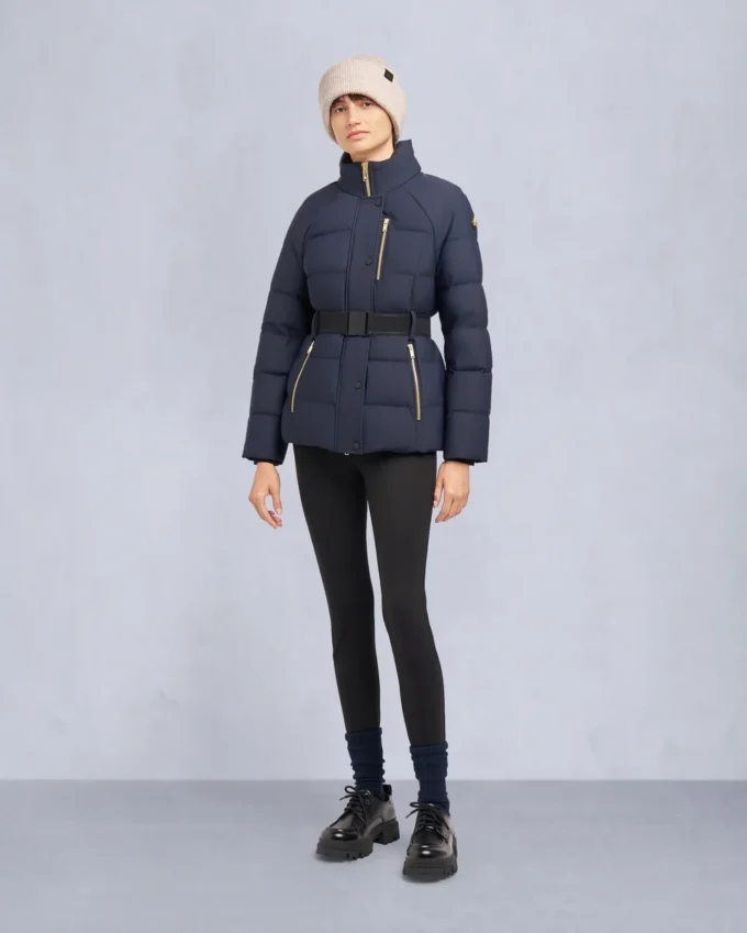 Gold Series Nyluxe Cambria Shearling Trim Jacket