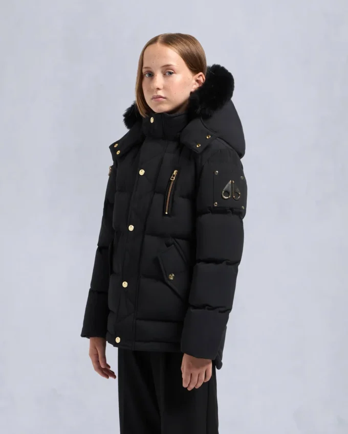 Kids Unisex Original Gold Series Shearling Trim 3Q Jacket
