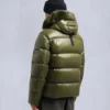 Kings Puffer Shearling Trim Jacket