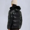 Kings Puffer Shearling Trim Jacket