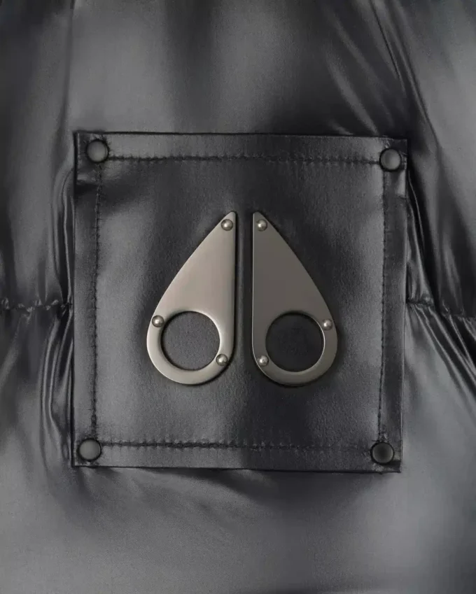 Kings Puffer Shearling Trim Jacket