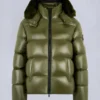 Kings Puffer Shearling Trim Jacket