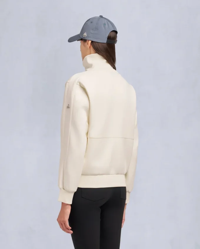 Mix Media Quarter Zip Sweater