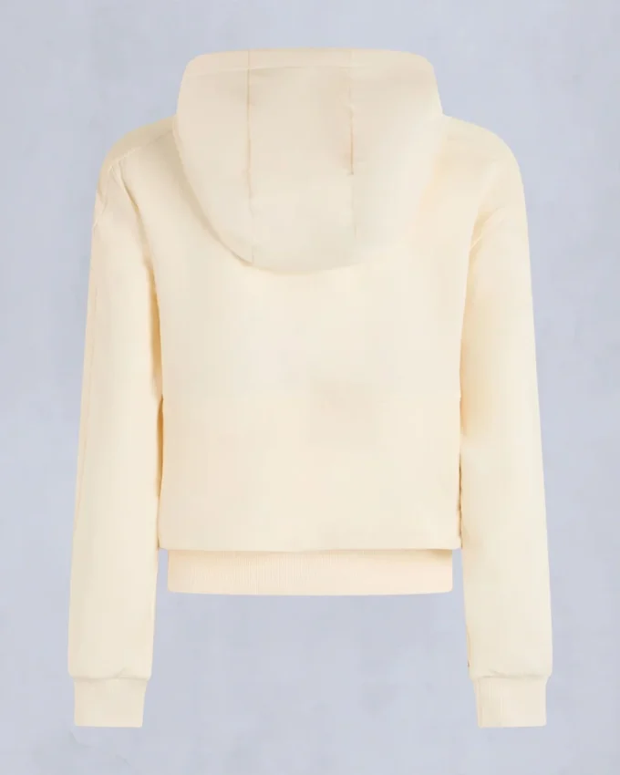 Mixmedia-tröja med huva