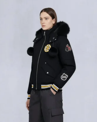 Nhl X Moose Knuckles Bruins bomberjacka