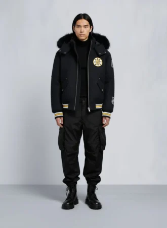 Nhl X Moose Knuckles Bruins bomberjacka