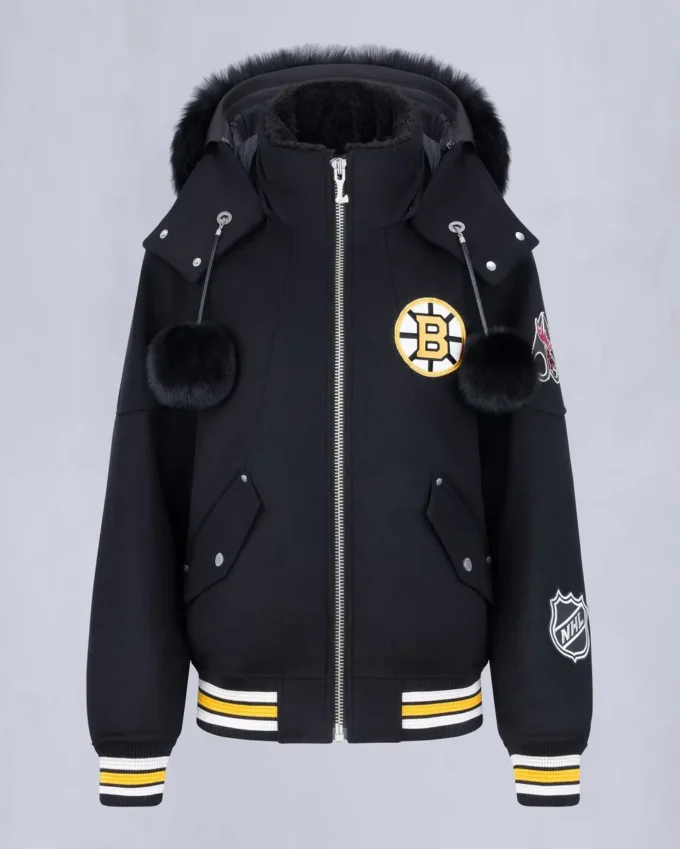 Nhl X Moose Knuckles Bruins bomberjacka