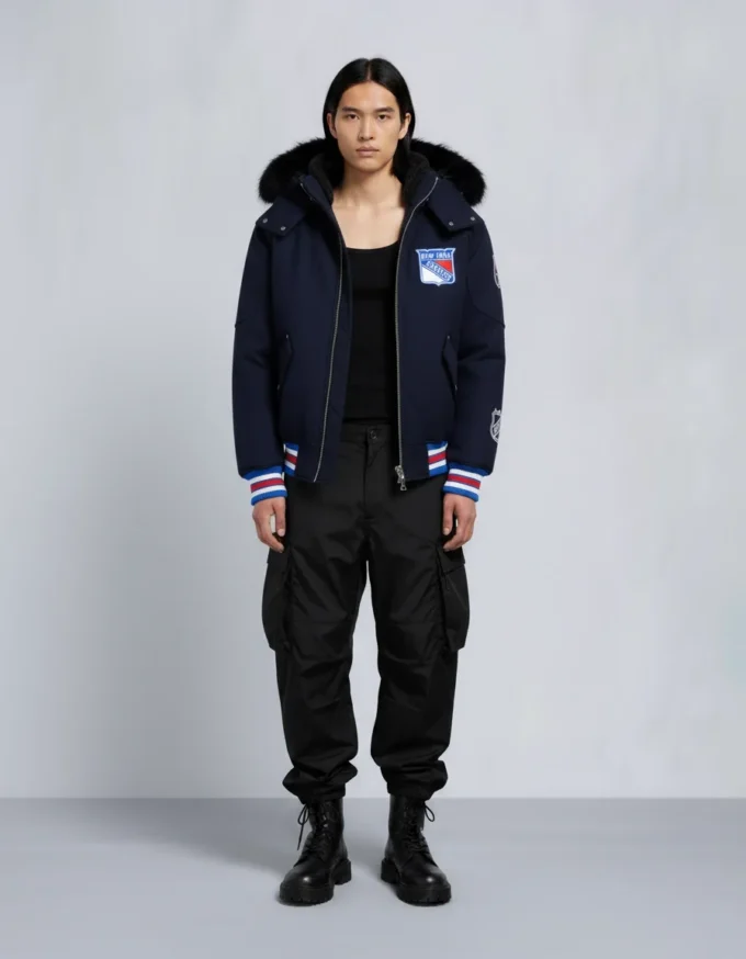 Nhl X Moose Knuckles Rangers bomberjacka