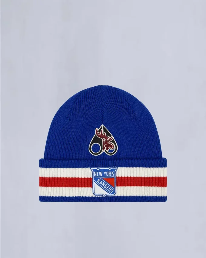 Nhl X Moose Knuckles Rangers mössa