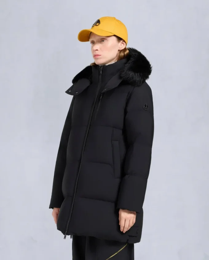 Nyluxe Chelia Shearling Trim 3Q-jacka