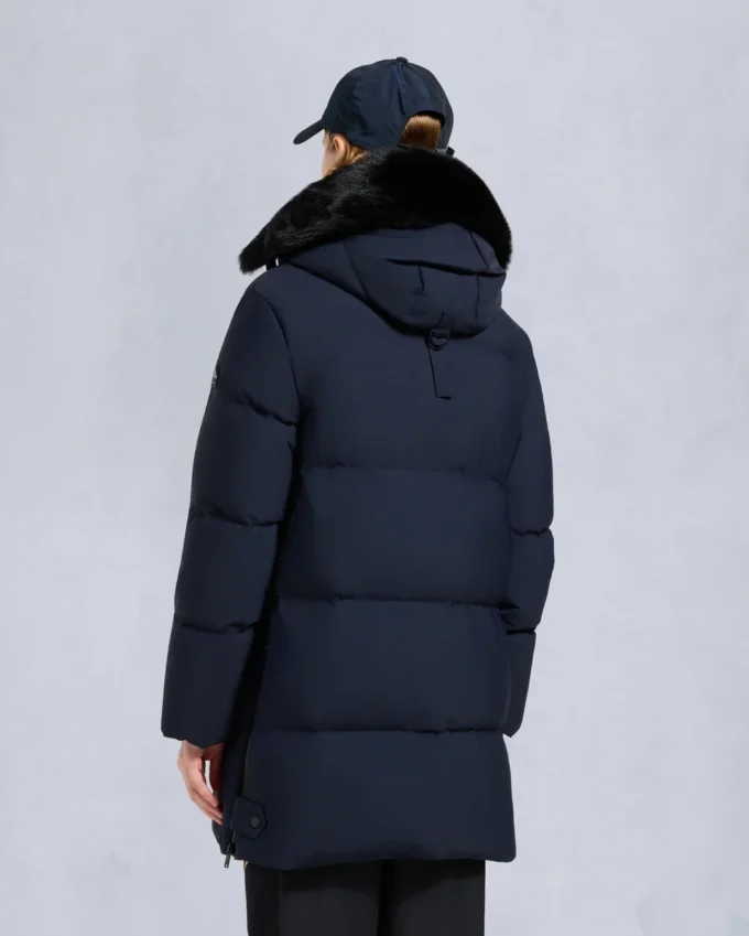 Nyluxe Chelia Shearling Trim 3Q-jacka