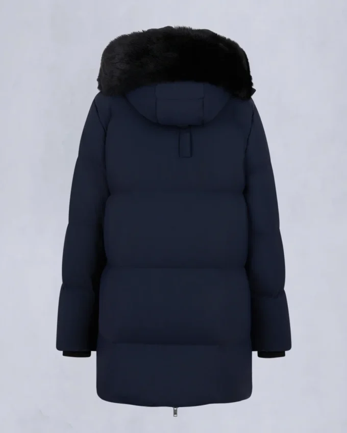 Nyluxe Chelia Shearling Trim 3Q-jacka