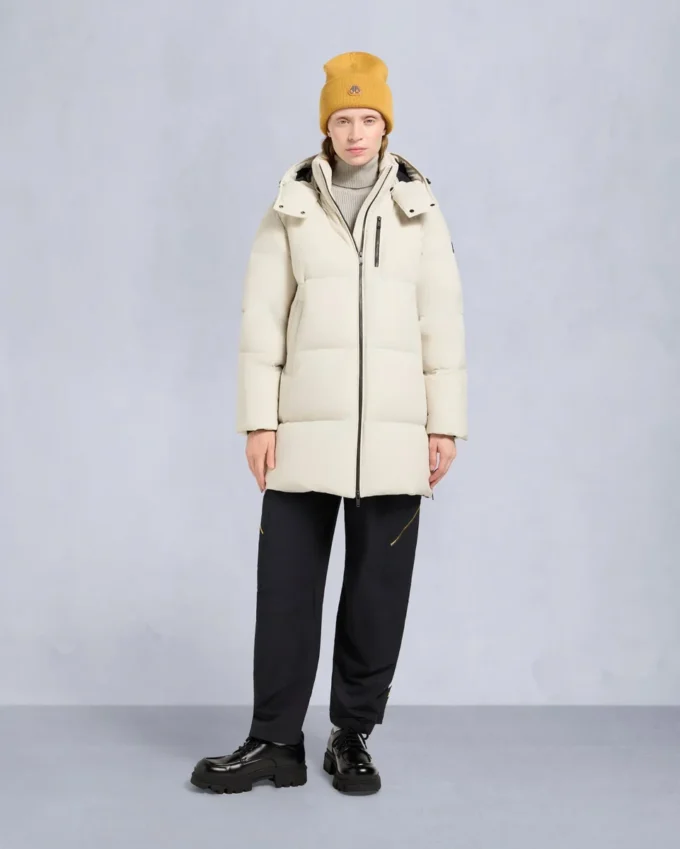 Nyluxe Chelia Shearling Trim 3Q-jacka