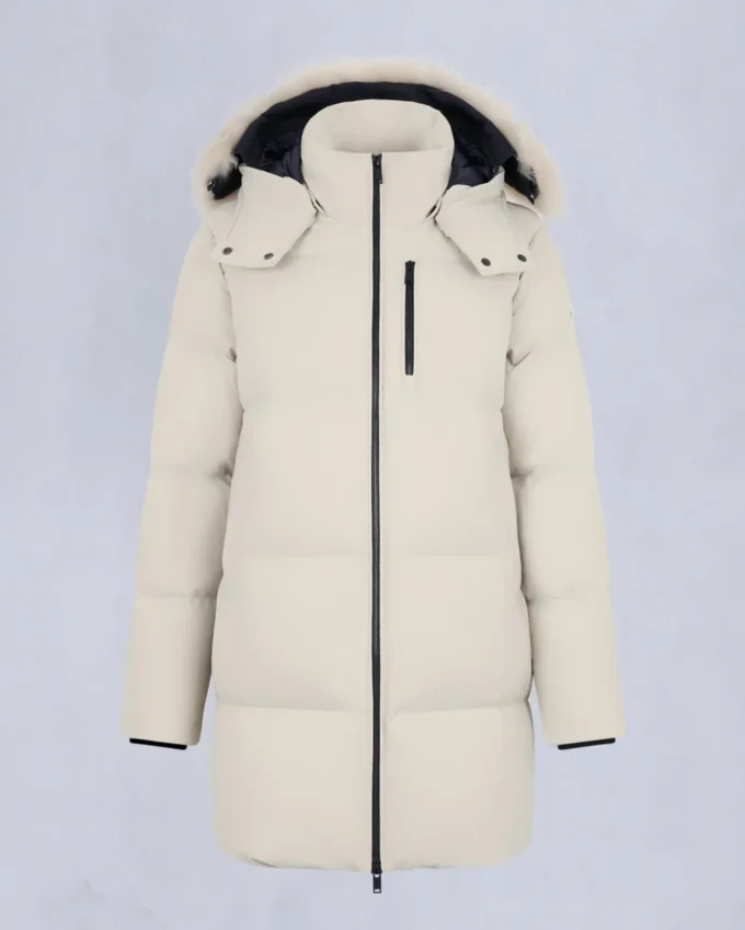 Nyluxe Chelia Shearling Trim 3Q-jacka