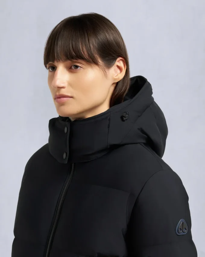Nyluxe Misti Shearling Trim Puffer