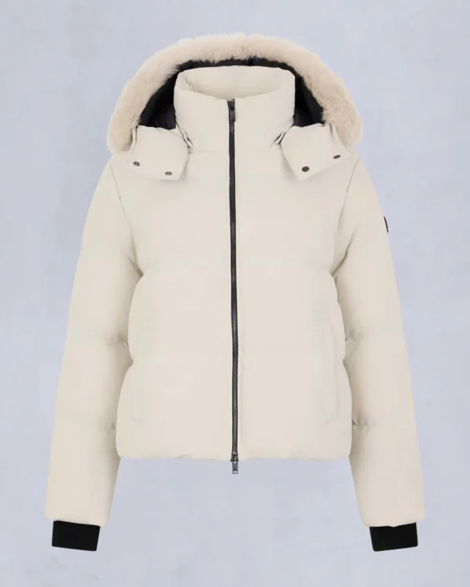 Nyluxe Misti Shearling Trim Puffer