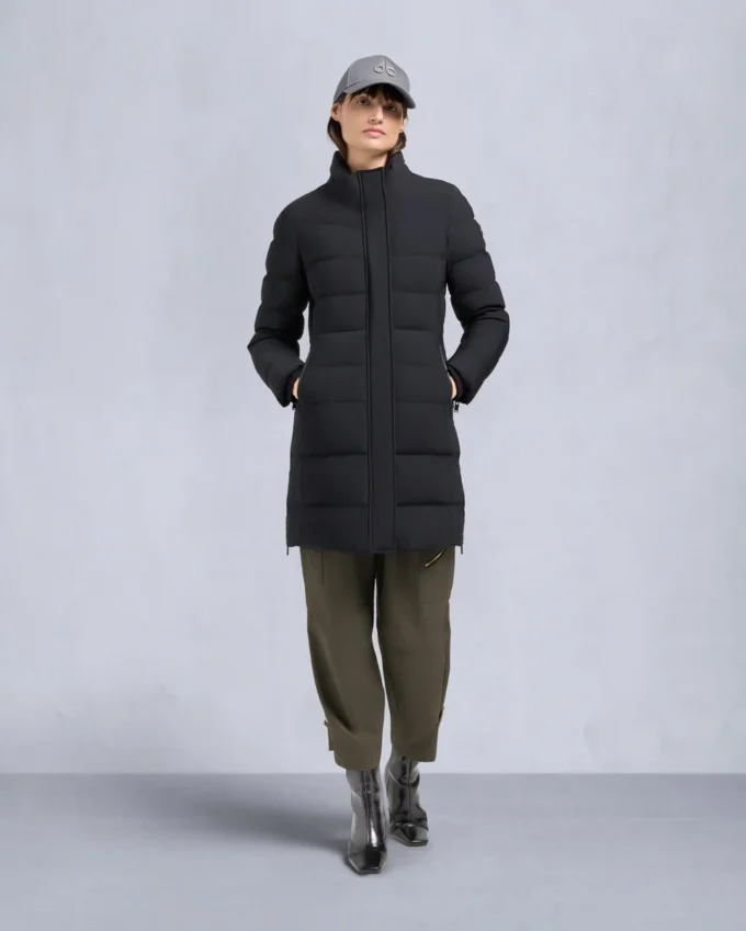 Nyluxe Watershed Shearling Trim Parka