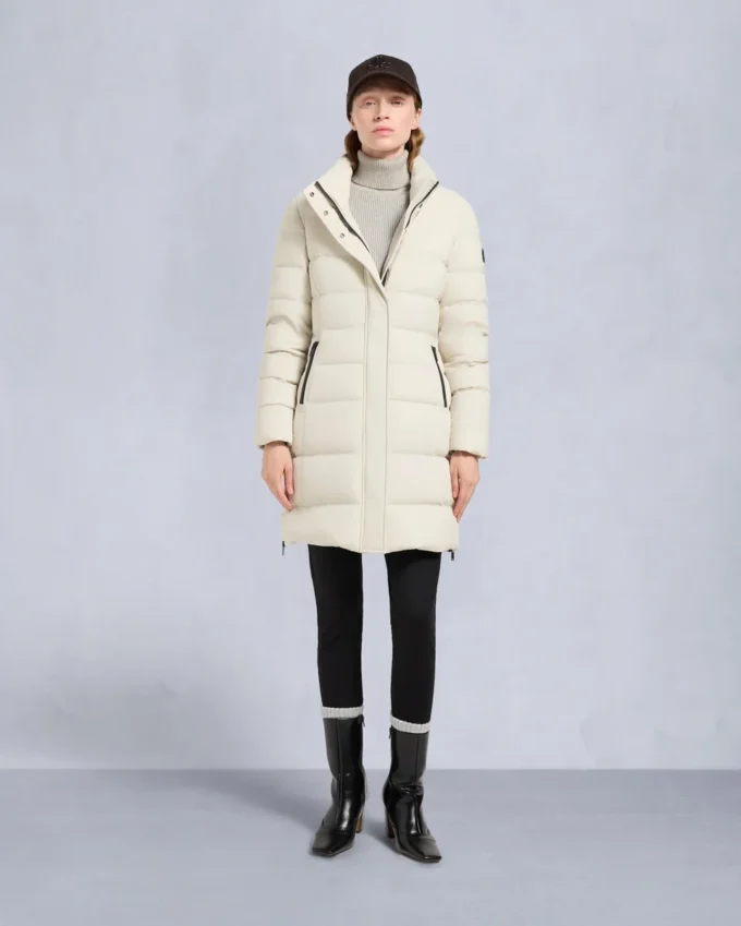 Nyluxe Watershed Shearling Trim Parka