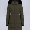 Nyluxe Watershed Shearling Trim Parka