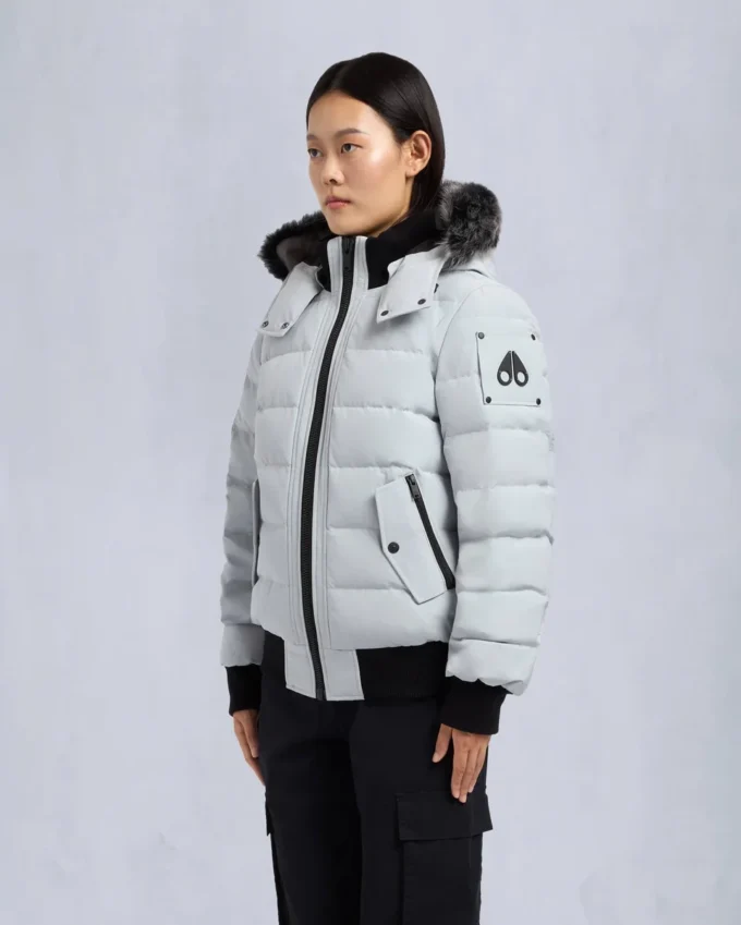 Onyx Ladriere bomberjacka med shearlingkant